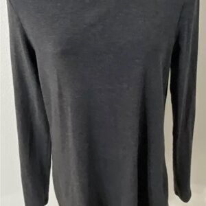 Banana Republic Dark Gray long sleeve t shirt women medium top